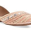 Rocia By Regal Rose Gold Women Embroidered Mojaris