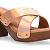 Rocia By Regal Rose Gold Women Casual Block Heel Sandals