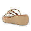 Rocia By Regal Rose Gold Women Criss Cross Platforms