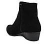 Rocia By Regal Black Women Suede Ankle Length Boots