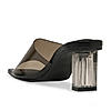 Rocia By Regal Black Women Vinyl Block Heels