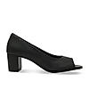 Empower By Rocia Black Women Peep Toe Sandals