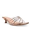 Rocia By Regal Rose Gold Women Vinyl Kitten Heels