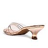 Rocia By Regal Rose Gold Women Vinyl Kitten Heels