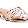 Rocia By Regal Rose Gold Women Vinyl Kitten Heels