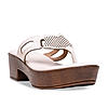 Rocia By Regal White Women Casual Block Heel Sandals