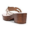 Rocia By Regal White Women Casual Block Heel Sandals