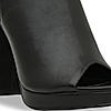 Rocia By Regal Black Women High Block Heel Booties