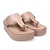 Rocia By Regal Rose Gold Women Casual Wedge Heels