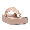 Rocia By Regal Rose Gold Women Casual Wedge Heels