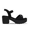 Rocia By Regal Black Women Casual Platform Sandals