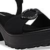 Rocia By Regal Black Women Casual Platform Sandals