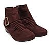 Rocia By Regal Brown Women Suede Ankle Length Boots