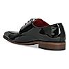 Imperio Black Mens Formal Patent Lace Up Shoes