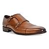 Imperio Tan Mens Leather Formal Double Monks