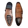 Imperio Tan Mens Leather Formal Double Monks