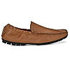Egoss Brown Men Ultimate Socks Leather Loafers