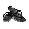 Crocs Womens Black Kadee II Embellished Flip Flop