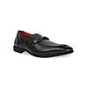 Regal Black Men Leather Formal Buckled Slip-On Shoes