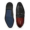 Regal Black Men Leather Formal Buckled Slip-On Shoes