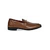 Regal Tan Men Leather Formal Buckled Slip-On Shoes