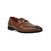 Regal Tan Men Leather Formal Buckled Slip-On Shoes