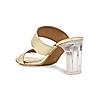 ROCIA Gold Women Acrylic Heel Stilettos