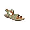 ROCIA Green Women Casual Laser Cut Sandals