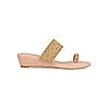 ROCIA Pink Women Embroidered Wedges'