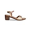 ROCIA Rose Gold Women Block Heel Sandals