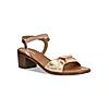 ROCIA Rose Gold Women Block Heel Sandals