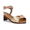 ROCIA Rose Gold Women Block Heel Sandals