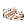 ROCIA Cream Women Knotted Block Heel Sandals