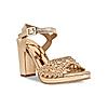 ROCIA Rose Gold Women Metallic Stilettos