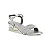 Rocia By Regal Silver Women Diamond Embellished Block Heels