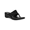 ROCIA Black Women Casual Wedges