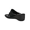 ROCIA Black Women Casual Wedges