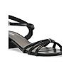 ROCIA Black Women Block Heel Sandals