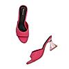 ROCIA Pink Women Acrylic Heel Slip Ons