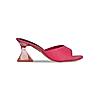 ROCIA Pink Women Acrylic Heel Slip Ons