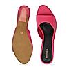 ROCIA Pink Women Acrylic Heel Slip Ons