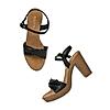 ROCIA Black Women Casual High Heel Sandals