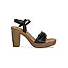 ROCIA Black Women Casual High Heel Sandals