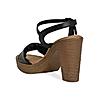 ROCIA Black Women Casual High Heel Sandals