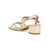 ROCIA Gold Women Block Heel Sandals