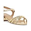 ROCIA Gold Women Block Heel Sandals