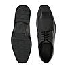 Regal Black Men Basic Leather Lace-Up Shoes