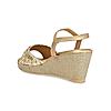 Rocia By Regal Gold Women Mirror Work Wedges