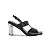 ROCIA Black Women Acrylic High Heel Sandals