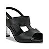 ROCIA Black Women Acrylic High Heel Sandals